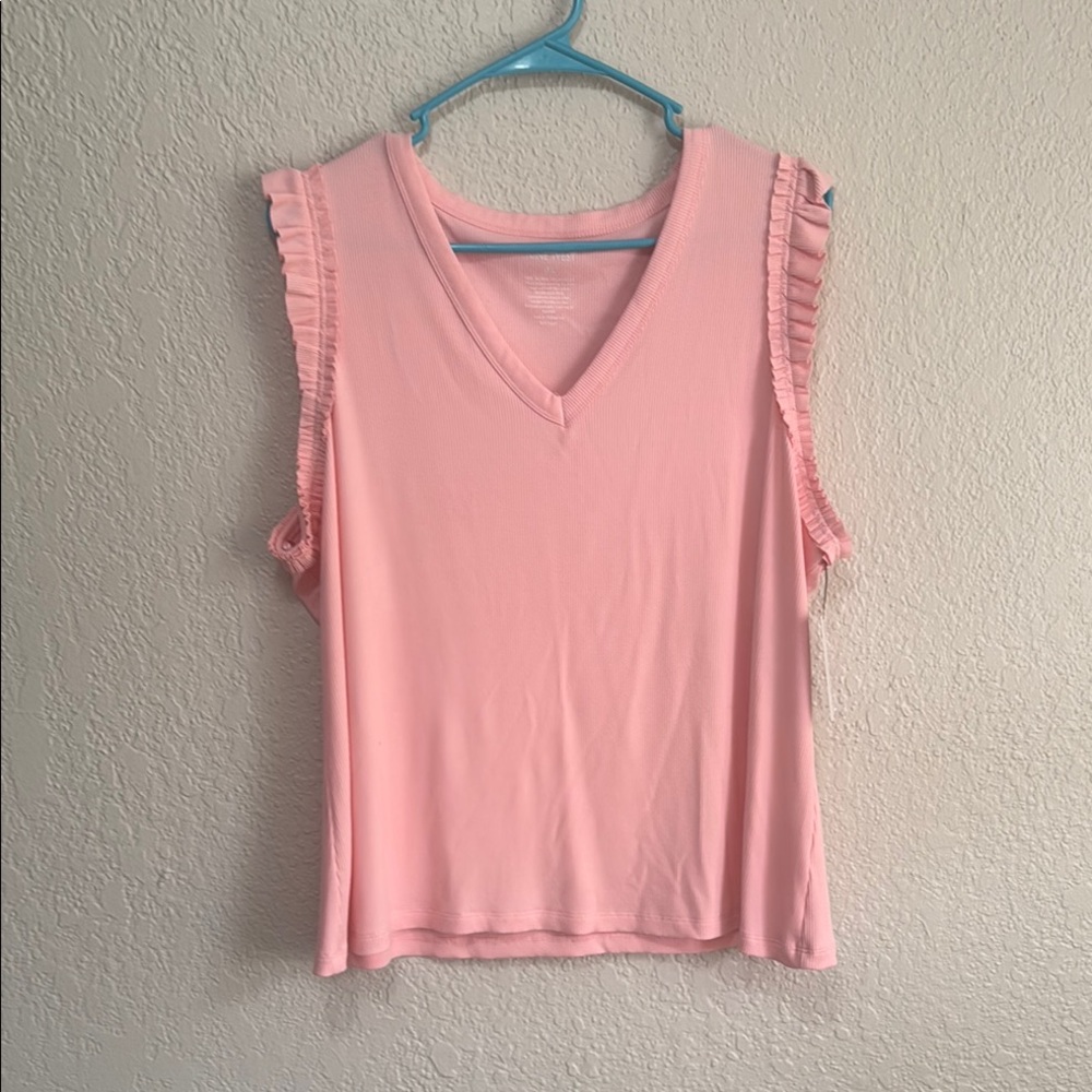 Pink Sleeveless Top